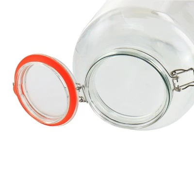 Gibson Home Alpha Glass Canister Frasco 4 Gibson Home Alpha Glass Canister Frasco - Image 2