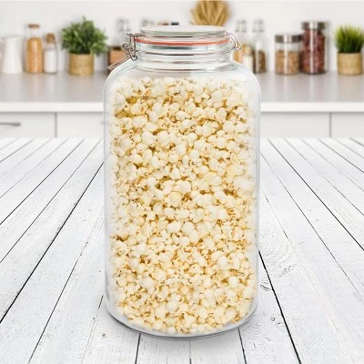 Gibson Home Alpha Glass Canister Frasco 5 Gibson Home Alpha Glass Canister Frasco - Image 3