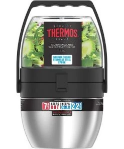 Thermos 36 oz. Dual Compartment Food Jar - Stainless Steel -Kitchen Storage shop unnamed file 1927