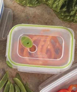 Sterilite 3.1 Cup Rectangle Ultra-Seal Food Storage Container, Green (6 Pack) -Kitchen Storage shop unnamed file 1944