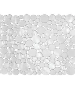 mDesign Plastic Kitchen Sink Protector Set, Bubble Design, Set of 3 -Kitchen Storage shop unnamed file 195