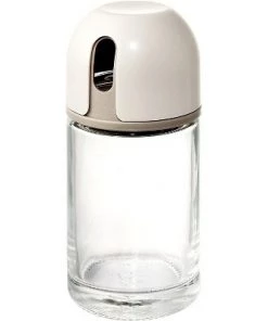 Juvale 6 Piece Glass Spice Jar Bottles Set with Dispenser Tops and Organization Caddy, Clear & White, 3.5 oz./100 mL -Kitchen Storage shop unnamed file 1955