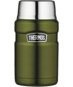 Thermos 24 oz. Stainless King Vacuum Insulated Stainless Steel Food Jar -Kitchen Storage shop unnamed file 1966