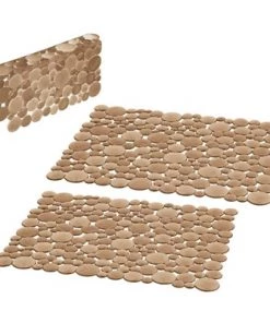 mDesign Plastic Kitchen Sink Protector Set, Bubble Design, Set of 3 -Kitchen Storage shop unnamed file 198