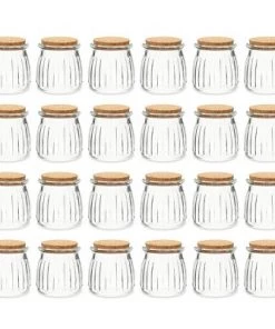 Sparkle and Bash 24 Pack Small Glass Reusable Jars with Lids, Hang Tags & Jute String for Homemade Jam and Jelly, 7oz -Kitchen Storage shop unnamed file 1981