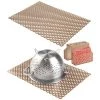 mDesign Plastic Kitchen Sink Protector Set, Diamond Design, Set/3 -Kitchen Storage shop unnamed file 201