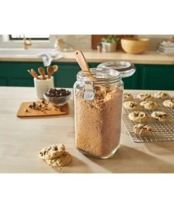 Ball 10.3 Cup Glass Latch Storage Jar -Kitchen Storage shop unnamed file 2045