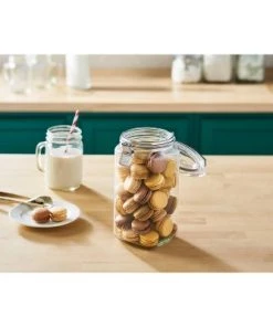 Ball 10.3 Cup Glass Latch Storage Jar -Kitchen Storage shop unnamed file 2046