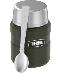Thermos 16 oz. Stainless King Vacuum Insulated Stainless Steel Food Jar -Kitchen Storage shop unnamed file 2061