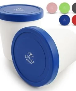 Zulay Kitchen Ice Cream Containers 2 Pack - 1 Quart BPA Free Homemade Ice Cream Storage Containers -Kitchen Storage shop unnamed file 2073