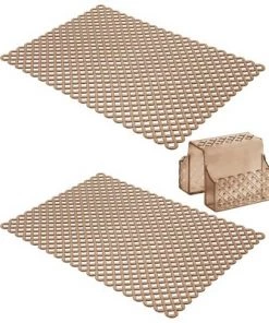 mDesign Plastic Kitchen Sink Protector Set, Diamond Design, Set/3 -Kitchen Storage shop unnamed file 209