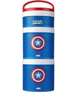 Whiskware Marvel Stackable Snack Pack Containers -Kitchen Storage shop unnamed file 2105