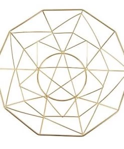 Juvale Kitchen Wire Fruit Basket (2 Piece Set), Metallic Gold