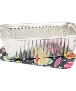 Blue Panda 50-Pack 22-Ounce Disposable Aluminum Bread Baking Tins Foil Loaf Pan with Lid, Holiday Christmas, 8.5”x2.5”x 4.5” 8 Blue Panda 50-Pack 22-Ounce Disposable Aluminum Bread Baking Tins Foil Loaf Pan with Lid, Holiday Christmas, 8.5”x2.5”x 4.5” -Kitchen Storage shop unnamed file 2216