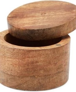 Farmlyn Creek Round Mango Wood Salt Box with Lid for Cooking, 5.2 oz (3.5 In) 11 Farmlyn Creek Round Mango Wood Salt Box with Lid for Cooking, 5.2 oz (3.5 In) -Kitchen Storage shop unnamed file 2222