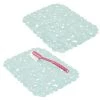 mDesign Kitchen Sink Protector Mat - Pebble Design - Large, 2 Pack