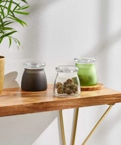 Libbey BudShield Clear Storage Jars with Lids, 4.5-ounce, Set of 3 -Kitchen Storage shop unnamed file 2258