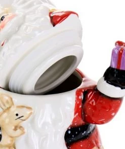 Gibson Home Old Santa Durastone Cookie Jar -Kitchen Storage shop unnamed file 2274