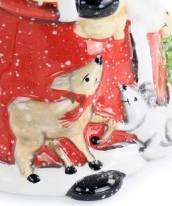 Gibson Home Old Santa Durastone Cookie Jar -Kitchen Storage shop unnamed file 2275