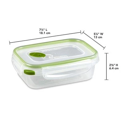 Sterilite 3.1 Cup Rectangular UltraSeal Food Storage Container for Meal Prep, Leftovers, or Work Lunch, Dishwasher Safe (12 Pack) 6 Sterilite 3.1 Cup Rectangular UltraSeal Food Storage Container for Meal Prep, Leftovers, or Work Lunch, Dishwasher Safe (12 Pack) - Image 4