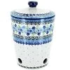 Blue Rose Pottery Blue Rose Polish Pottery Eliza Garlic Keeper