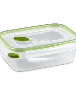 Sterilite 3.1 Cup Rectangular UltraSeal Food Storage Container for Meal Prep, Leftovers, or Work Lunch, Dishwasher Safe (18 Pack)
