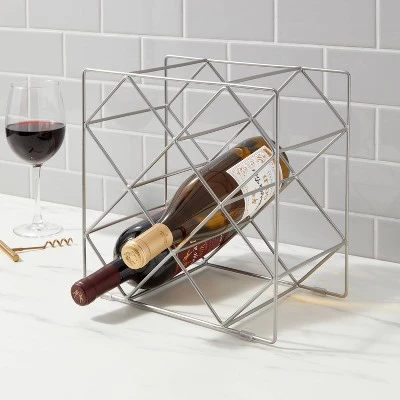 Iron Wire Wine Rack - Threshold™ 3 Iron Wire Wine Rack - Threshold™