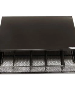 Safco One Drawer Hospitality Organizer 5 Compartments 12 1/2 x 11 1/4 x 3 1/4 Bk 3274BL