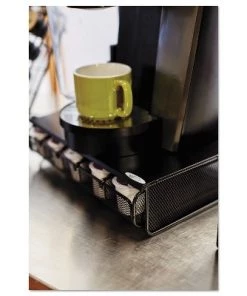 Safco One Drawer Hospitality Organizer 5 Compartments 12 1/2 x 11 1/4 x 3 1/4 Bk 3274BL -Kitchen Storage shop unnamed file 2359