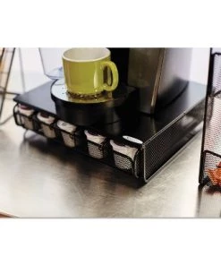 Safco One Drawer Hospitality Organizer 5 Compartments 12 1/2 x 11 1/4 x 3 1/4 Bk 3274BL -Kitchen Storage shop unnamed file 2360