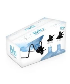 Brio Metal Plated Black 3 to 5gal Water Jug Stand with Fast Flow Spout Plus 2 Caps Included -Kitchen Storage shop unnamed file 2365