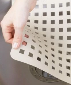 mDesign Kitchen Sink Protector Mat Set, 1 Sink Saddle, 1 Sink Mat -Kitchen Storage shop unnamed file 237