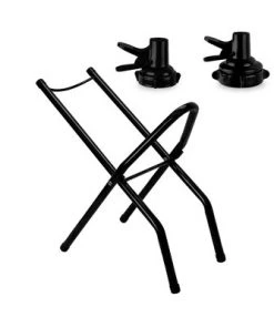 Brio 5gal Water Jug Drink Dispenser with Stainless Steel Foldable Countertop Stand