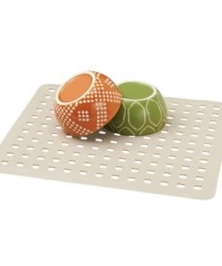 mDesign Kitchen Sink Protector Mat Set, 1 Sink Saddle, 1 Sink Mat -Kitchen Storage shop unnamed file 238