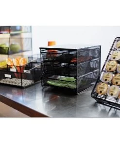 Safco 3 Drawer Hospitality Organizer 7 Compartments 11 1/2w x 8 1/4d x 8 1/4h Bk 3275BL 15 Safco 3 Drawer Hospitality Organizer 7 Compartments 11 1/2w x 8 1/4d x 8 1/4h Bk 3275BL -Kitchen Storage shop unnamed file 2388