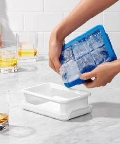 OXO Covered Ice Cube Tray Large Cubes -Kitchen Storage shop unnamed file 2412