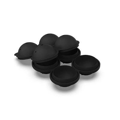 FROST Silicone Round Ice Cube Tray Gray 5 FROST Silicone Round Ice Cube Tray Gray - Image 3