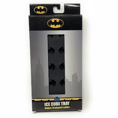 Silver Buffalo DC Comics Batman Logo Silicone Ice Cube Tray | Makes 10 Molded Cubes 3 Silver Buffalo DC Comics Batman Logo Silicone Ice Cube Tray | Makes 10 Molded Cubes