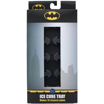 Silver Buffalo DC Comics Batman Logo Silicone Ice Cube Tray | Makes 10 Molded Cubes 4 Silver Buffalo DC Comics Batman Logo Silicone Ice Cube Tray | Makes 10 Molded Cubes - Image 2