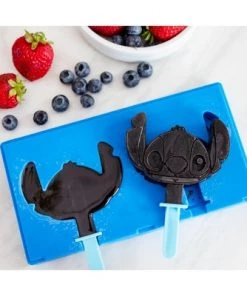 Silver Buffalo Disney Lilo & Stitch Silicone Ice Pop Mold Tray 11 Silver Buffalo Disney Lilo & Stitch Silicone Ice Pop Mold Tray -Kitchen Storage shop unnamed file 2473