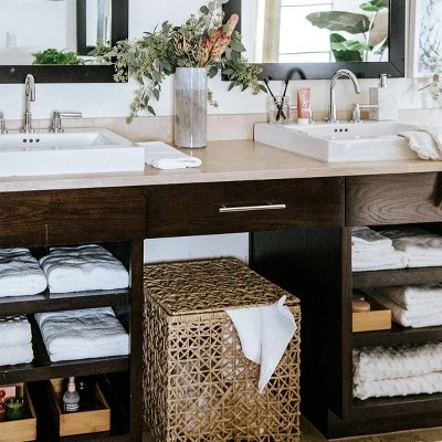 Bamboo 15" Rectangular Drawer Organizer - Threshold™ 3 Bamboo 15" Rectangular Drawer Organizer - Threshold™