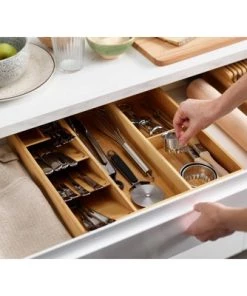 Joseph Joseph DrawerStore Bamboo Cutlery Utensil and Gadget Organizer -Kitchen Storage shop unnamed file 2510