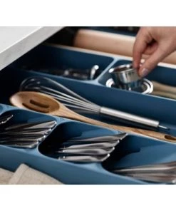 Joseph Joseph DrawerStore Cutlery, Utensil, and Gadget Organizer Blue -Kitchen Storage shop unnamed file 2521