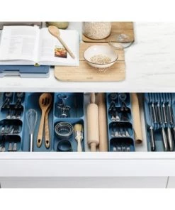 Joseph Joseph DrawerStore Cutlery, Utensil, and Gadget Organizer Blue -Kitchen Storage shop unnamed file 2523