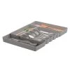 13"x16" 6-Divider Exapandable Silverware Tray (Expands up to 23.25") Gray - Spectrum Diversified -Kitchen Storage shop unnamed file 2533