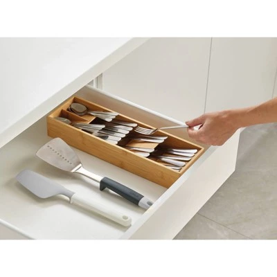 Joseph Joseph DrawerStore Bamboo Cutlery Organizer 4 Joseph Joseph DrawerStore Bamboo Cutlery Organizer - Image 2