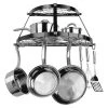 Range Kleen Double Shelf Wall Hanging Pot Rack - Black -Kitchen Storage shop unnamed file 2564