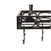 Old Dutch International Matte Black Bookshelf Pot Rack with 8 Hooks -Kitchen Storage shop unnamed file 2583