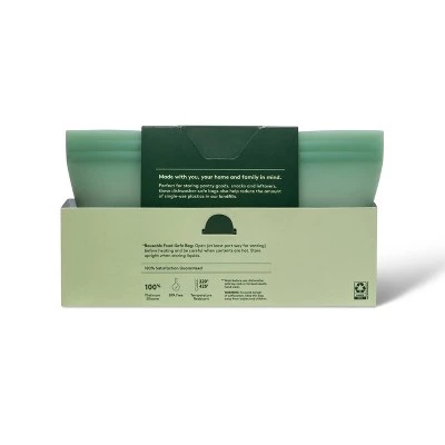 Reusable Silicone Quart Bag - Everspring™ 3 Reusable Silicone Quart Bag - Everspring™