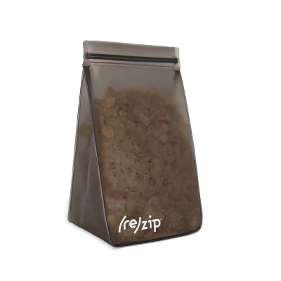 (re)zip Reusable Stand Up Tall Leakproof Storage Bag - Gray - 2pk 4 (re)zip Reusable Stand Up Tall Leakproof Storage Bag - Gray - 2pk - Image 2